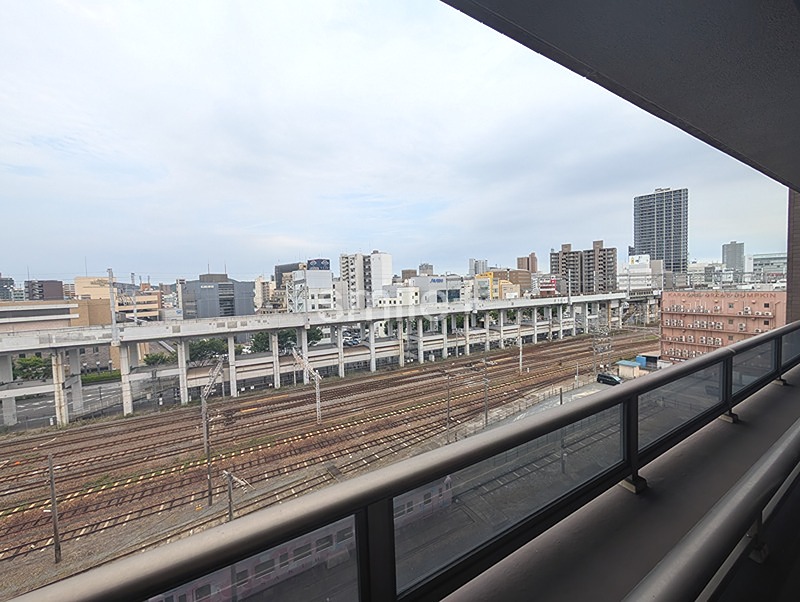 ポレスターガーデンシティ清心 現地写真（バルコニー）