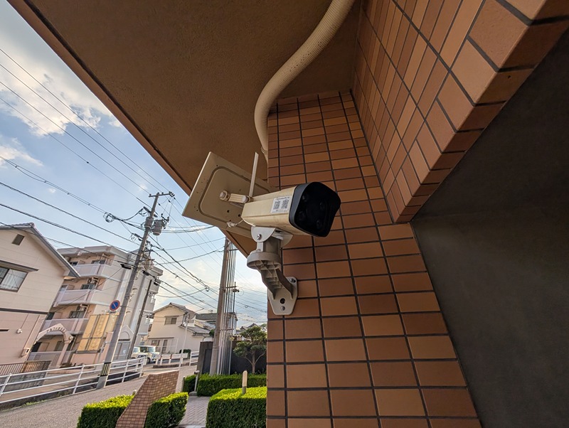 アマネセール東古松 現地写真（玄関）